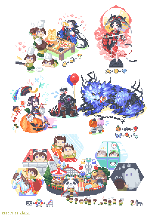 「キャラ名と絵文字3つで描けました!ご参加ありがとうございました! 」|chicoのイラスト
