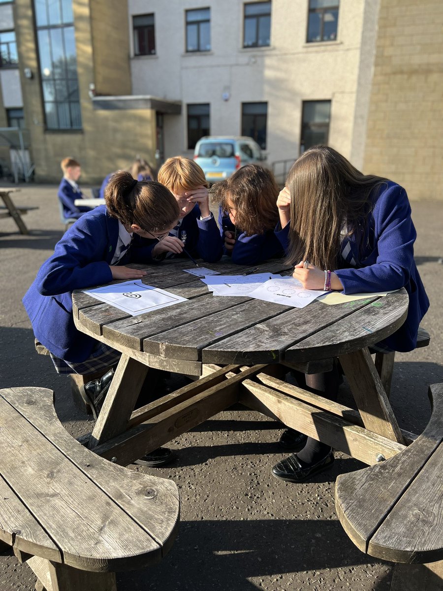 Kelvinside1878's tweet photo. S3 participated in a Maths Relay challenge as part of #MathsWeekScot which tested their skills and knowledge whilst having fun! #KAMaths @KA_Science https://t.co/8UD3yoskN4
