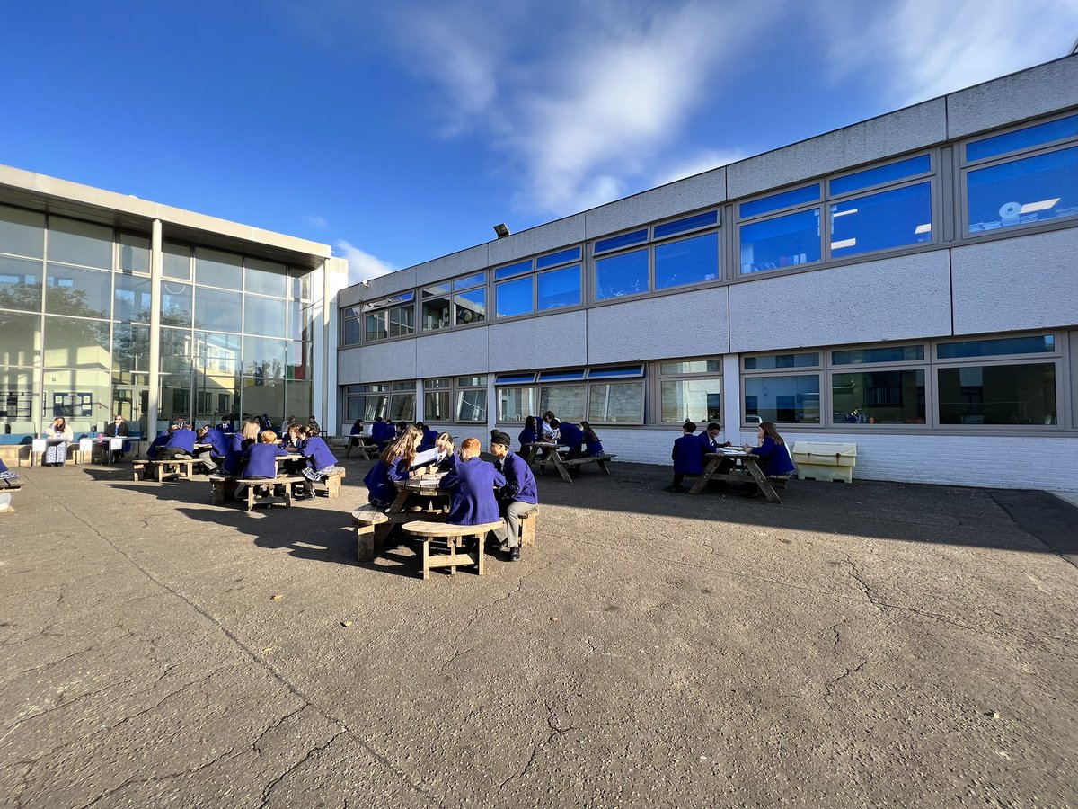 Kelvinside1878's tweet photo. S3 participated in a Maths Relay challenge as part of #MathsWeekScot which tested their skills and knowledge whilst having fun! #KAMaths @KA_Science https://t.co/8UD3yoskN4