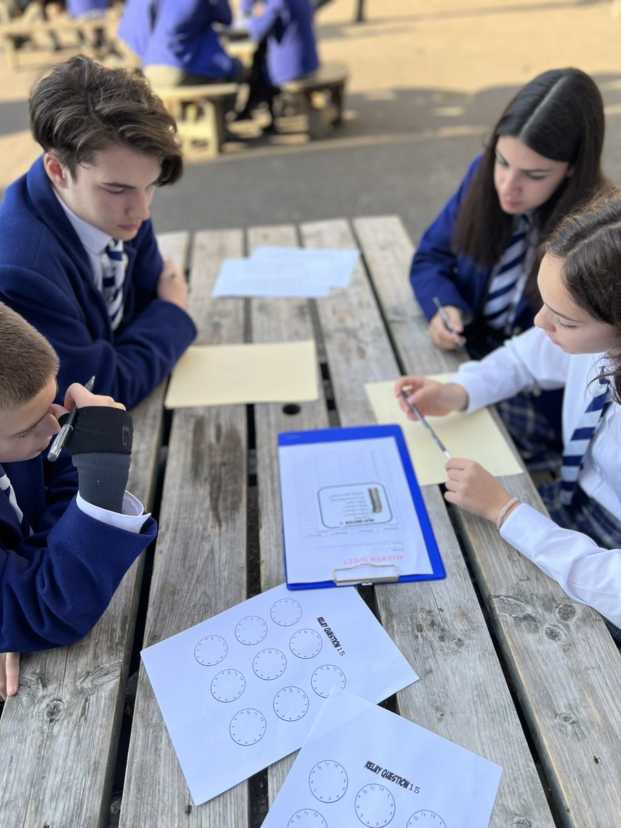 Kelvinside1878's tweet photo. S3 participated in a Maths Relay challenge as part of #MathsWeekScot which tested their skills and knowledge whilst having fun! #KAMaths @KA_Science https://t.co/8UD3yoskN4
