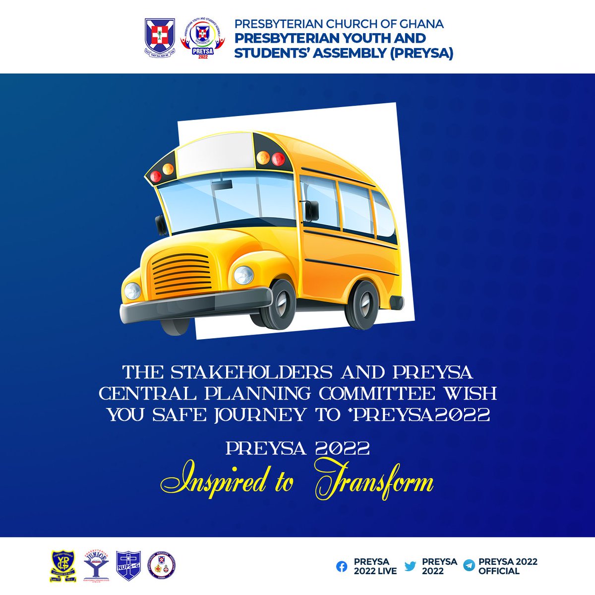 preysa2022's tweet image. May the Lord bring us to the venue on eagle's wings.

May His traveling mercies be abundant for us.

We look forward to having an impactful assembly. 

#PREYSA2022 
#inspiredtotransform