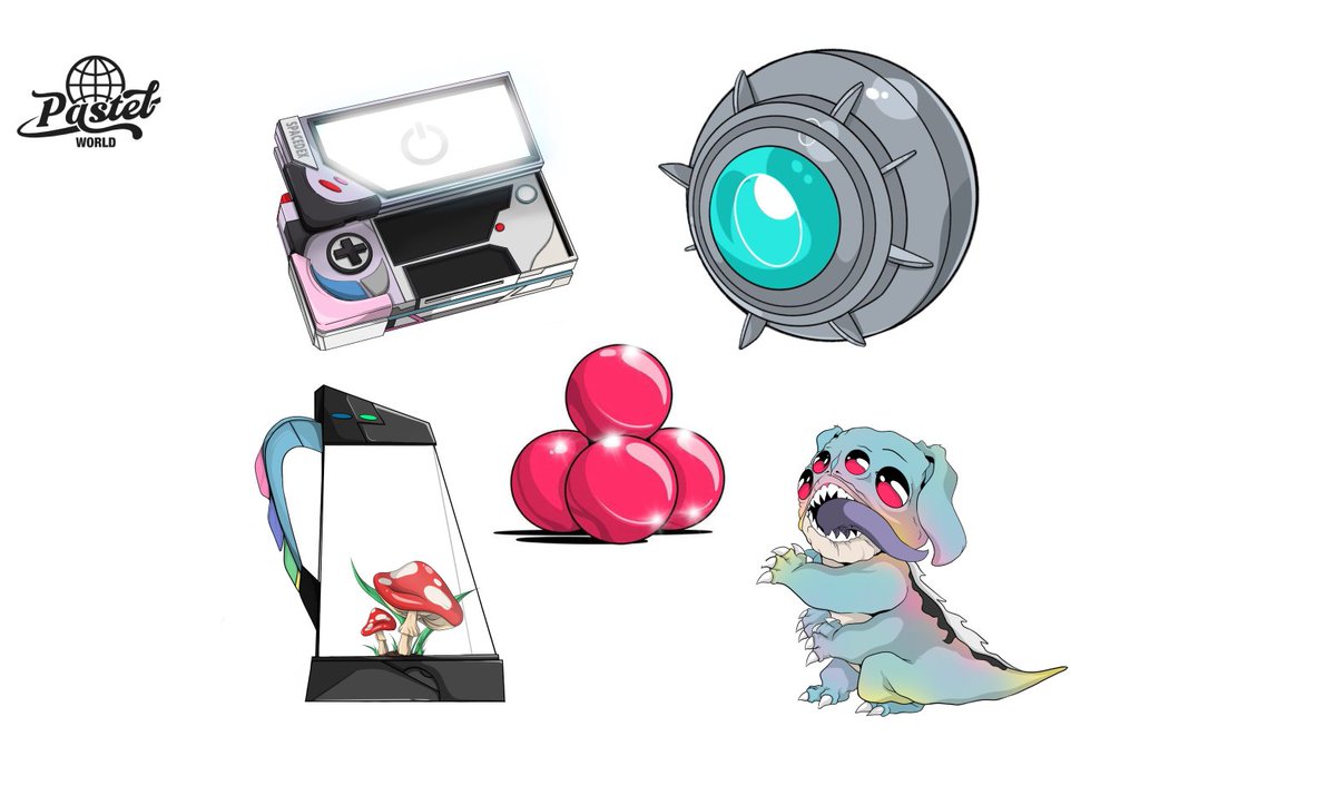 PastelWorldx's tweet photo. Owning a genesis prophet will equipt you with the main items and things you will need to survive in Pastel World. https://t.co/f8OnZU7jTM