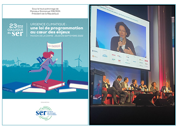 CRE_energie's tweet photo. "2023 est la première année où les énergies renouvelables génèrent des recettes pour les finances publiques ! La CRE accompagnera dans le cadre de ses missions le déploiement des #ENR."
@EmmWargon, Présidente de la CRE au #ColloqueSER @ser_enr https://t.co/KDwMhZ5M3R