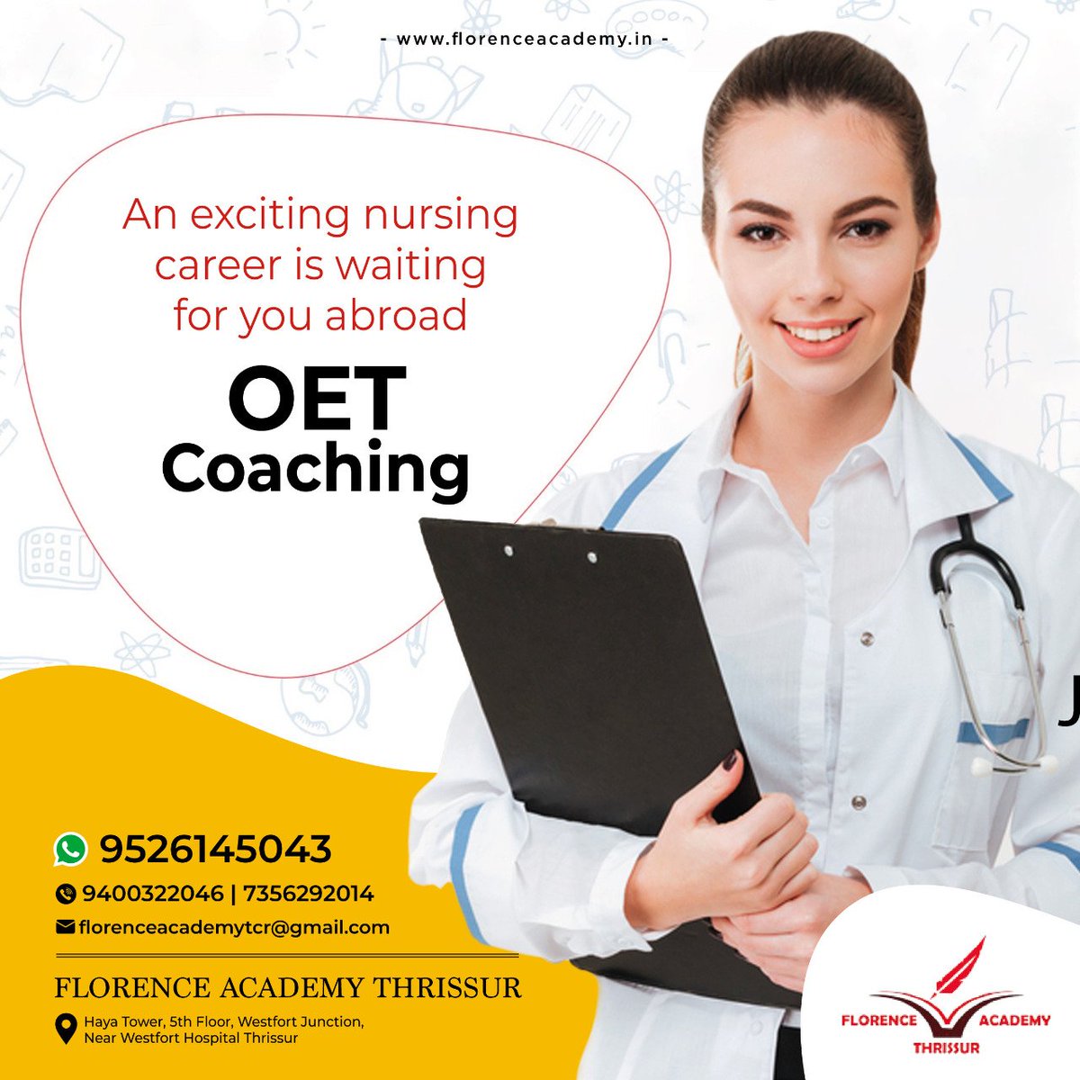 Need a better OET carrier? We are the best coaching facility for your OET career.

#study #help #online #coaching #oetexam #oet #oetonlinecoaching #oetonlineclasses  #oetresults #oetinstitute #oetinstituteindia #success #oetpreparation  #FlorenceAcademy #study #help #online