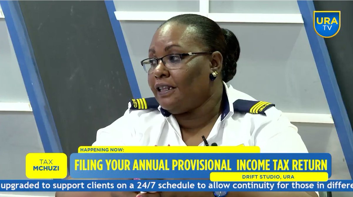 As the returns filing deadline continues to close in. A team of tax gurus is LIVE on the #URATV talking “Filing Annual Provisional Income Tax Returns. Watch Live Here: youtube.com/watch?v=ZGAr5d… #DevelopingUgTogether #TaxEducation