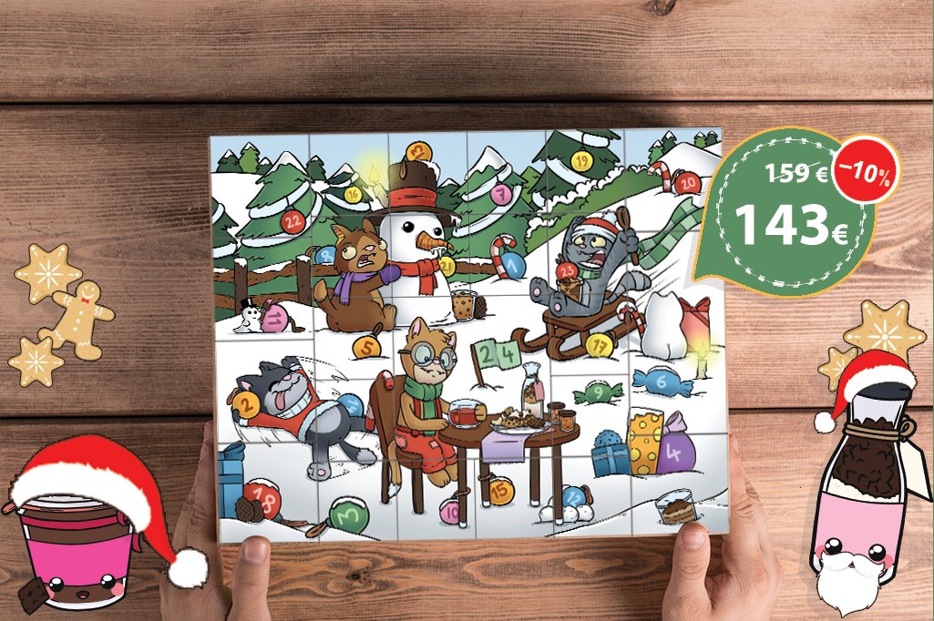 🚨🛒🎅Achtung Achtung🚨🛒🎅
Morgen um 19 Uhr startet der Kuchen im Glas Adventskalender Vorverkauf!

Ihr spart im Early Bird Angebot auch noch 10%, also lieber nicht zu lange warten, denn er ist wieder streng limitiert🤓

Das Türchen Design ist von der lieben @PewyTwitch, liebs💕