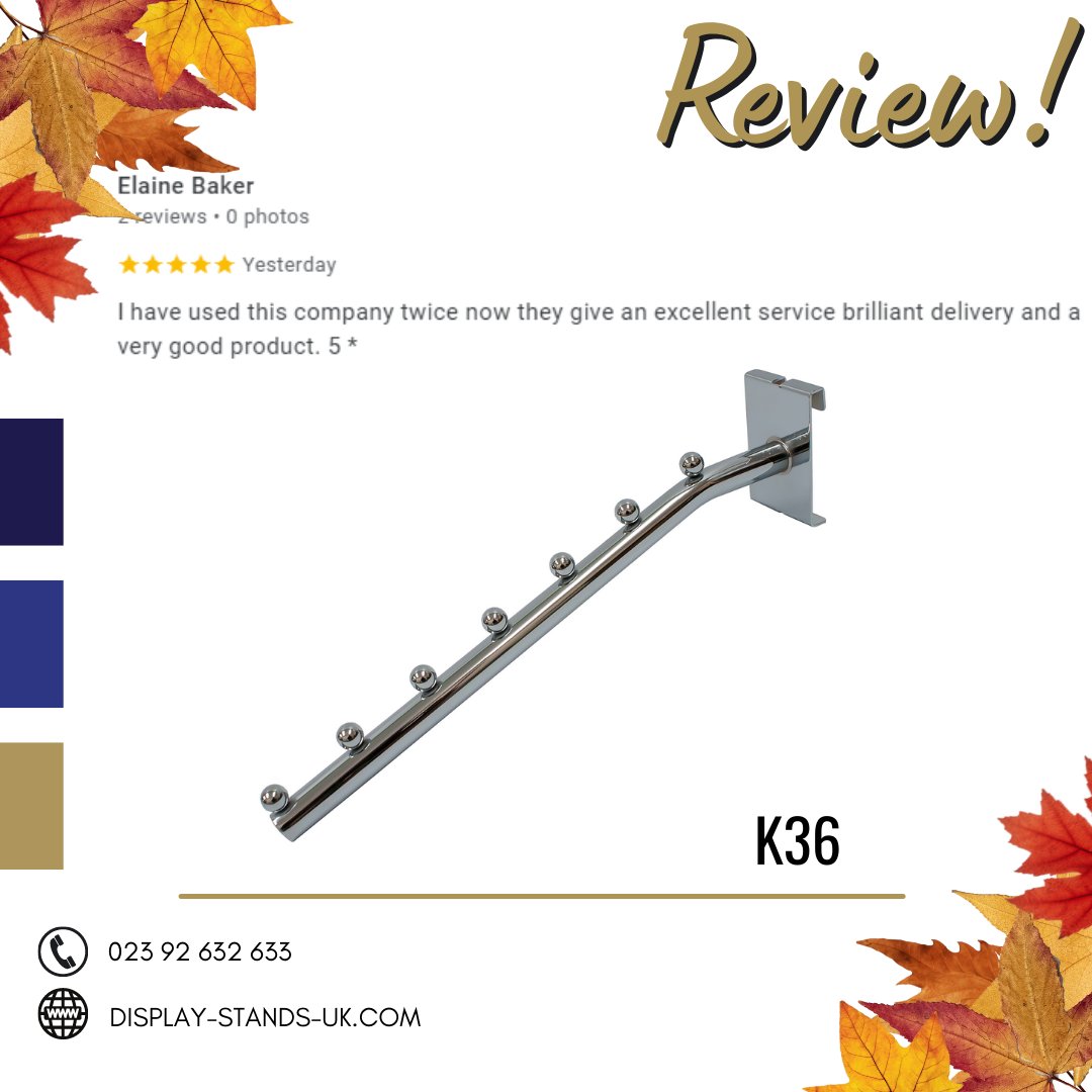 Display_Stands's tweet image. We love a review! 😁

We have a large range of Grid accessories available on our website.

display-stands-uk.com/contents/en-uk…

#displaystandsltd #gridwall #gridpanel #gridaccessories #shopdisplay #retaildisplay #hambledon #portsmouth #waterlooville