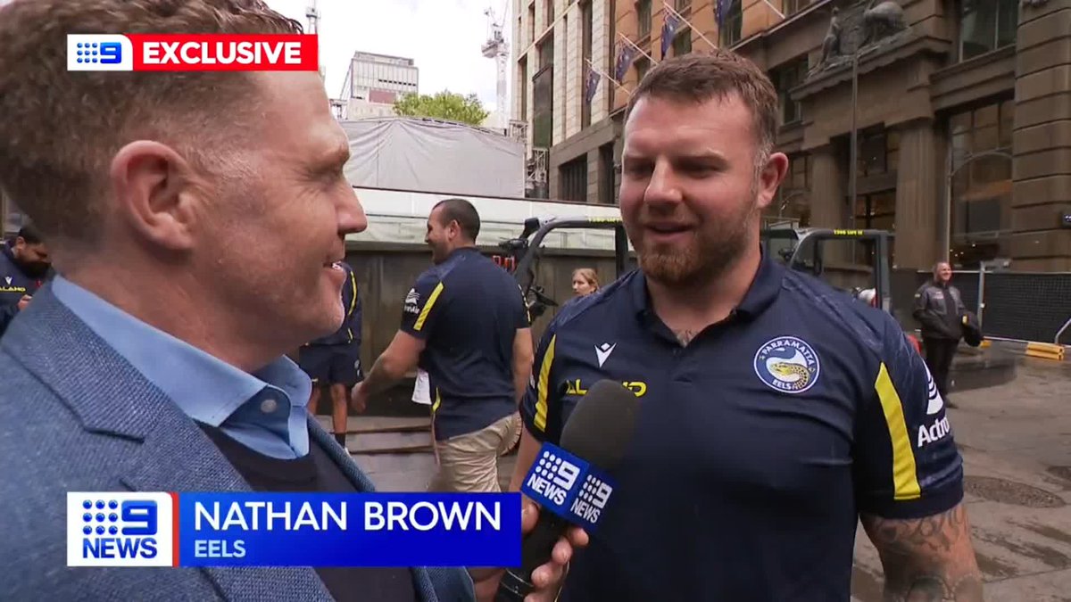 It was the shock selection of Grand Final week - Nathan Brown picked in @TheParraEels team after three months in exile.Tonight, Brown discusses his role in the side and the rumoured tension between himself and coach Brad Arthur. @Danny_Weidler #9News 