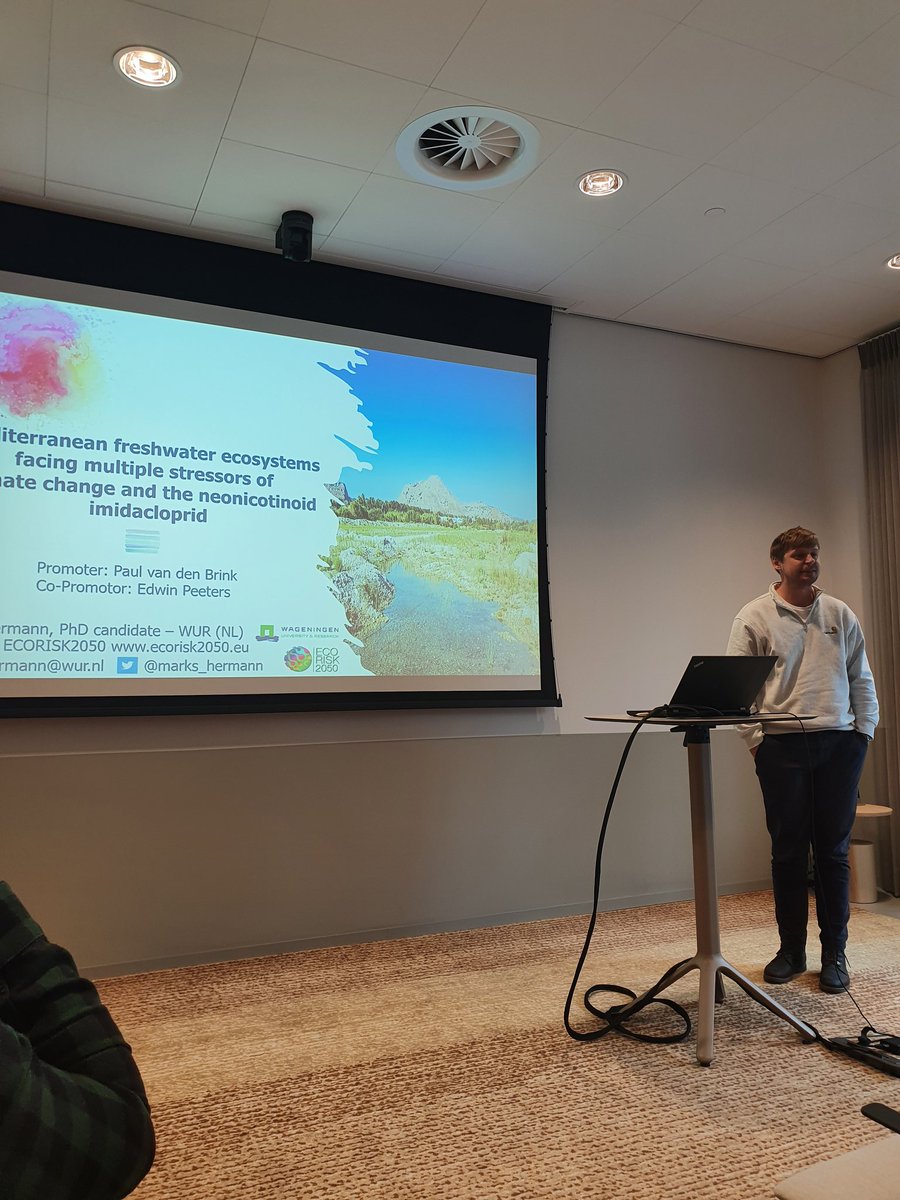 Refreshed after the coffee break we continue with the #effects work package with our first speaker @marks_hermann

#MarieCurious
#ECORISK2050