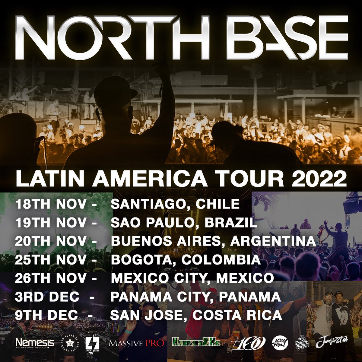LATIN AMERICA TOUR 2022 🌎🇨🇱🇧🇷🇦🇷🇨🇴🇲🇽🇵🇦🇨🇷🇬🇧