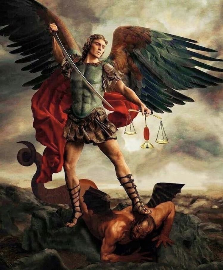 Before the angels I will sing praise to you, O Almighty God…

St. Michael, pray for us!