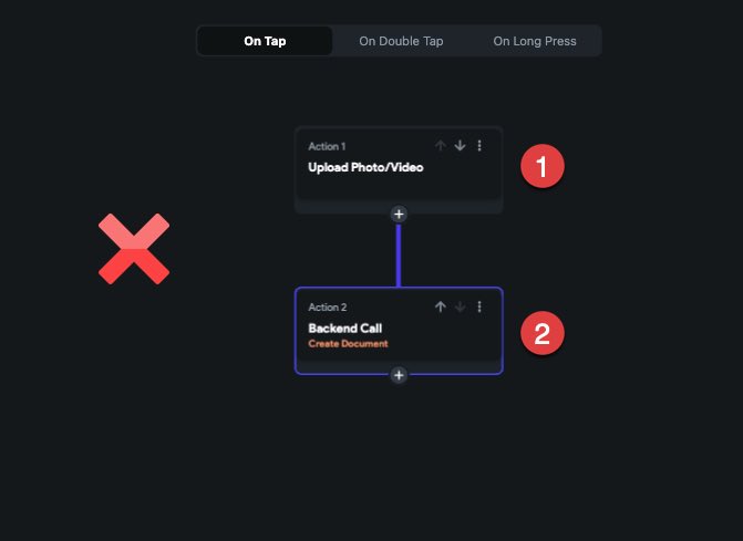 flutterflowtips's tweet image. Want to save the uploaded file/image to database right after user uploads it?

You need a condition, Check whether the uploader is empty or not, then you save it. Otherwise 50% you will save a NULL, when user just cancels the upload in the middle

#flutterflow #flutterflowtips