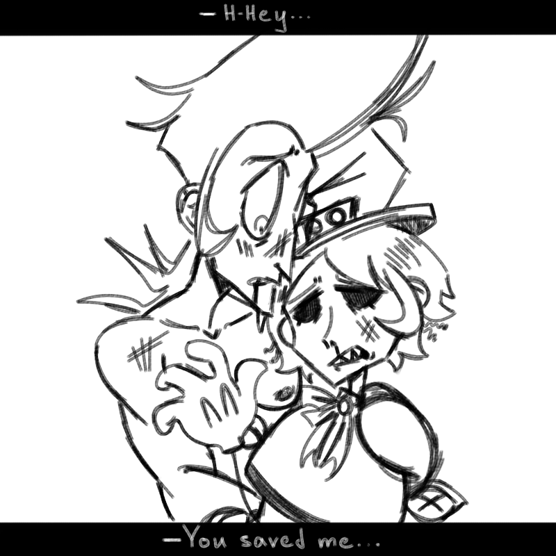 CitizenZombie1's tweet photo. Andy/Peacock doodles.
Love them so much.
#Skullgirls #Skullgirlsfanart #SkullgirlsAU https://t.co/DfuBTA7KLy