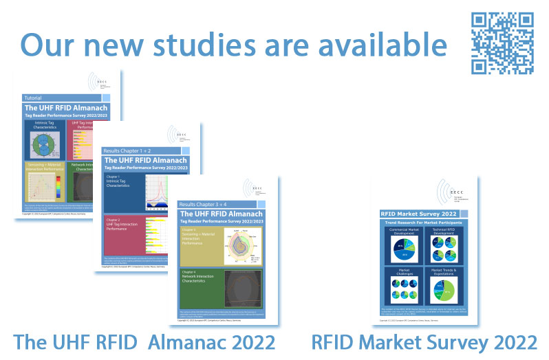 Die 16. Ausgabe des UHF RFID Almanach📖aka "UTPS Study" und die 1. RFID Market Survey 🆕sind jetzt verfügar 📣! 

eecc.info/?news=126

#uhf #rfid #utps #studies #marketsurvey #eecc