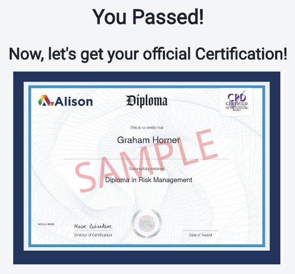JackHorner75's tweet photo. @Alison_Learning 

Boom 💥 another course complete. https://t.co/gTqsUv0YcF