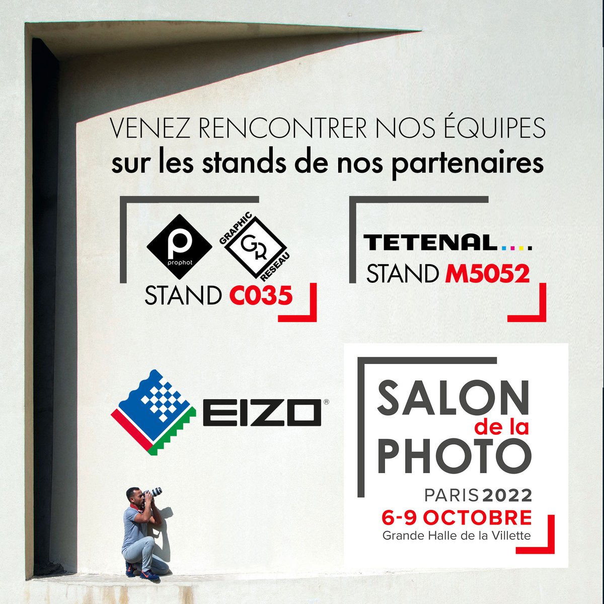 📣 J-6 : nos équipes seront présentes au #SalondelaPhoto 2022 à Paris La Villette (6-9 oct)
Venez découvrir notre nouvelle génération de #moniteurs #HDR 27" #ColorEdge pour le #montage et la #postproduction (4K UHD et 2K WQHD)  
#retouching #edition #photographie #Perfection