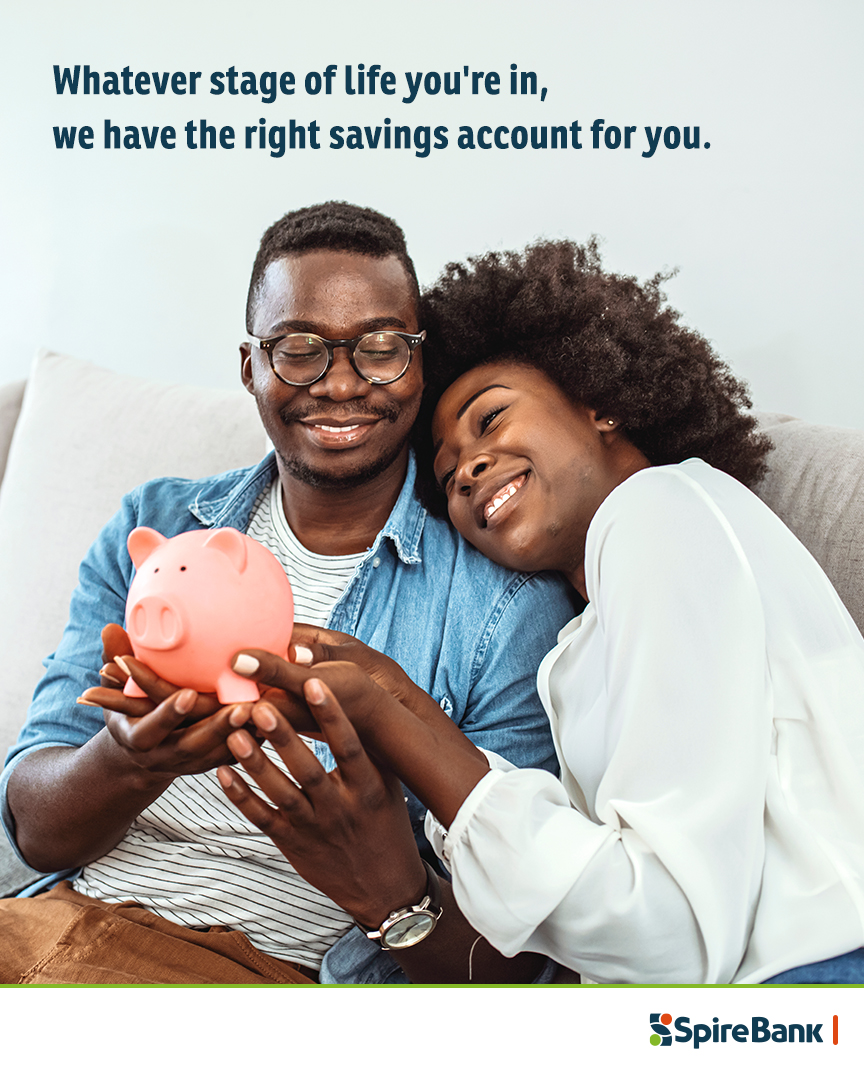 SpireBankKE's tweet photo. While it might be tempting to splurge, maintaining a healthy balance between your spending and saving can make you feel more at peace. We’ll put together a savings plan that’s easily managed. 
#InspiringYouToDoMore https://t.co/OefcKFjdf3