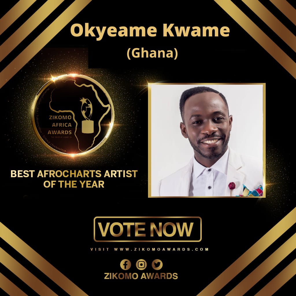 AfroChartsCom's tweet photo. Vote Okyeame Kwame ๐ฌ๐ญ for Zikomo Awards Best AfroCharts Artist of the Year.
How to Vote:
-Visit https://t.co/9MLH4rLz35
"Best AfroCharts Artist Of The Year"
-Click on the name of your Artist
-Put your name,email and phone #
- "SEND"
#zikomoawards #afrocharts #artist #Awards https://t.co/ZaMya5A3vG