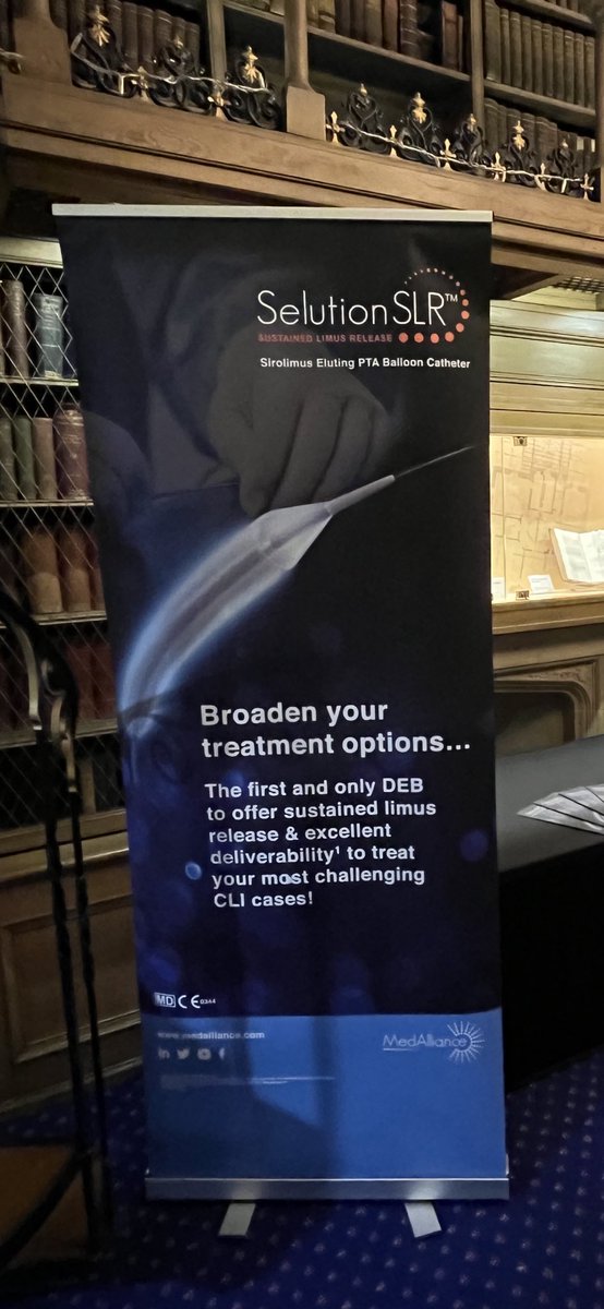 KarenBurchell82's tweet photo. Attending VASBI in Glasgow 
@MedallianceSA #VASBI 
#SelutionSLR #SirolimusDEB https://t.co/GnRxAvIHtJ