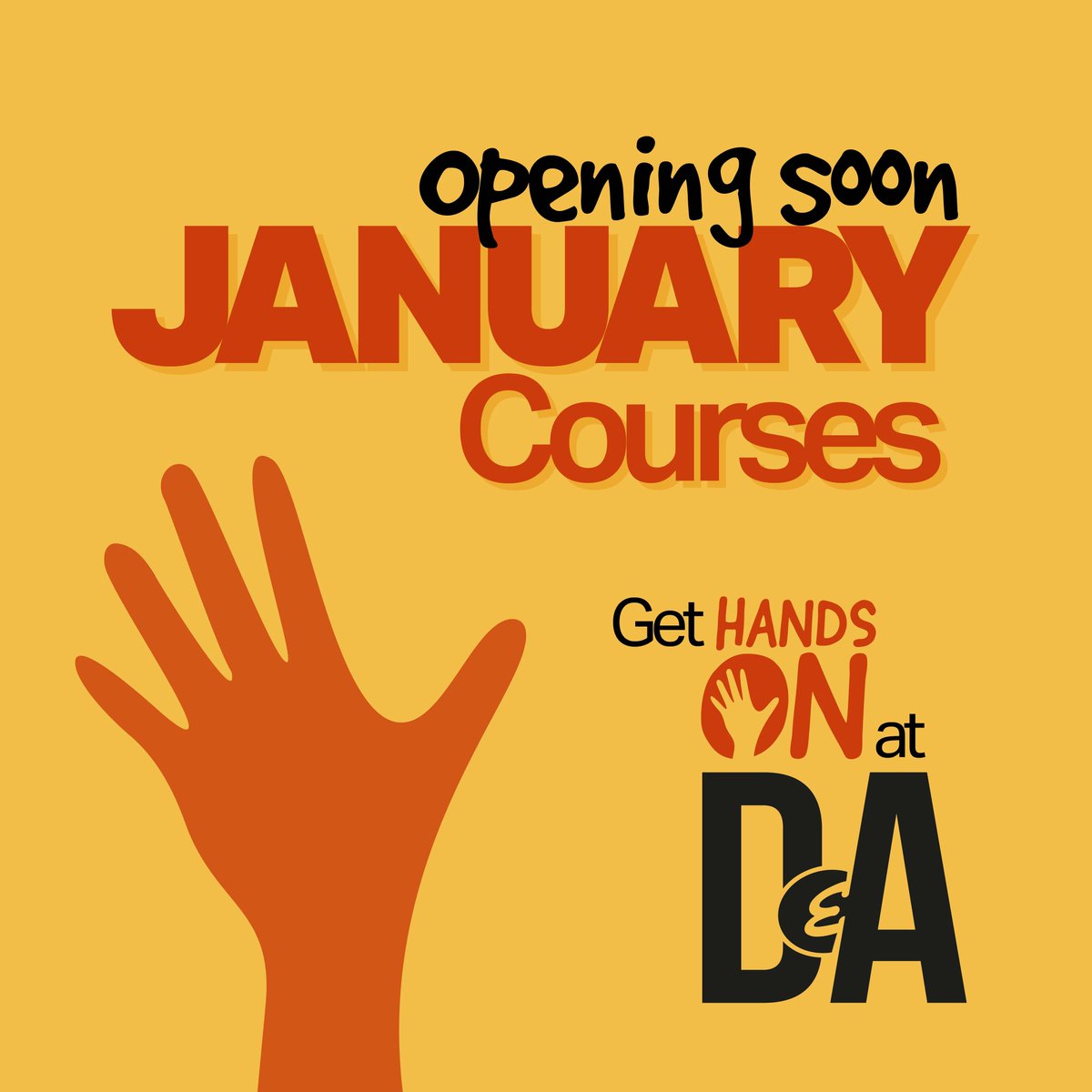 dundee_angus's tweet photo. Our January start courses are opening soon, keep your eyes peeled for more info! ๐
#chooseDA #choosecollege #HandsonDA #fulltimecourses #januarystart https://t.co/2MpSFrhOZU