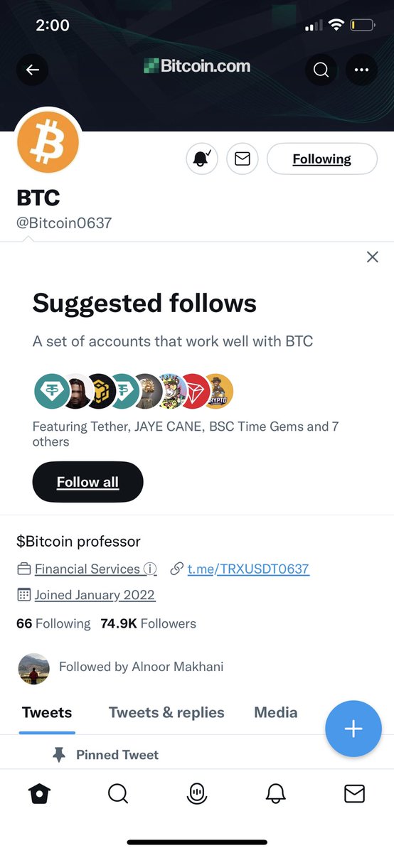 Areeshtweets's tweet photo. @Bitcoin0637 https://t.co/jDPvaTUueo