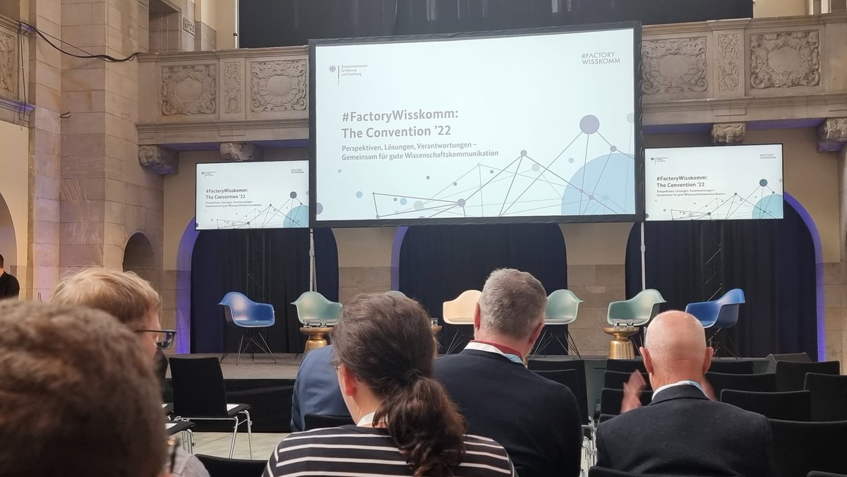 Freue mich auf einen spannenden Tag in der Denkfabrik #FactoryWisskomm