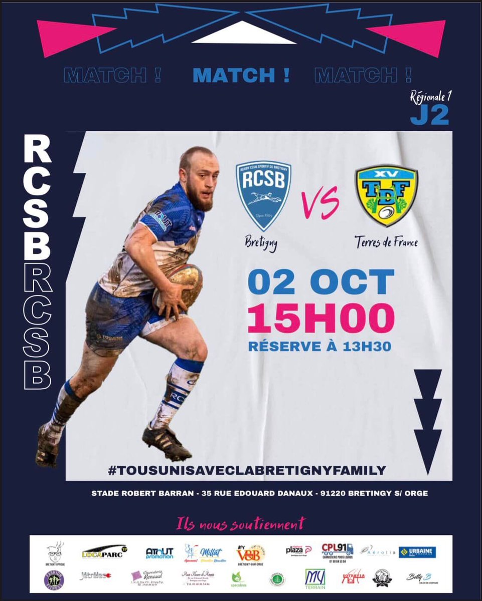 Rugby Club Sportif de Brétigny tweet media