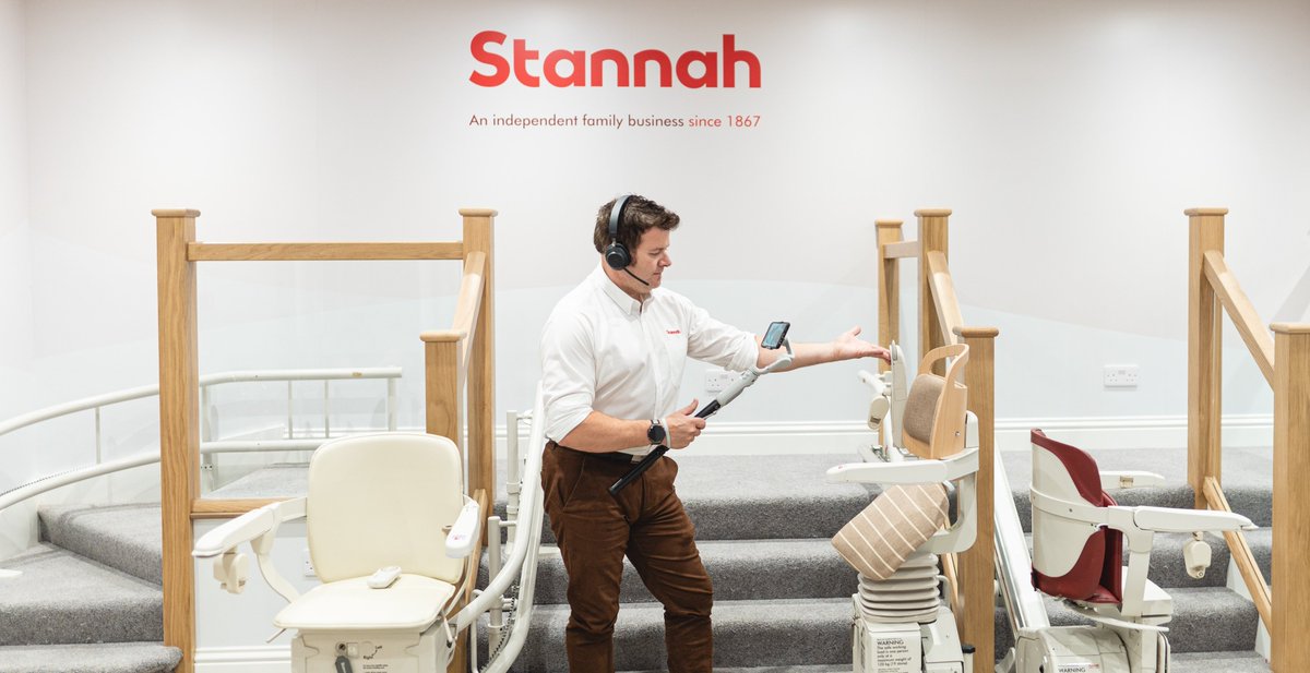 Introducing Stannah Live 🤩

Mobility shops aren't always accessible, so we're bringing our showroom to you 🏡

Speak with our experts who can demonstrate our products via video call, which can be accessed from our homepage 🖥

Connect with an expert: bit.ly/3LOkXdR