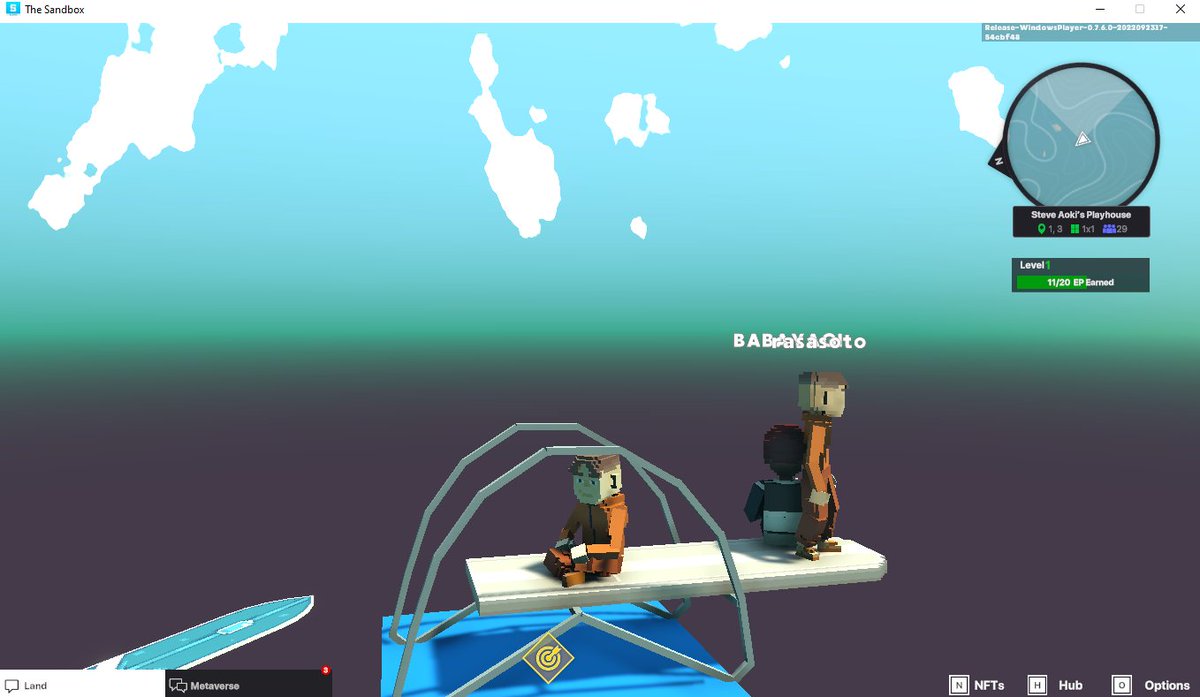 jin349971's tweet photo. @TheSandboxGame @steveaoki I just participated in the #SandboxAlphaS3Giveaway for a chance to win 500 SAND! Found the high diving board in @steveaoki's Playhouse, check out my screenshot below!
👇 https://t.co/B8uUlMtuCg