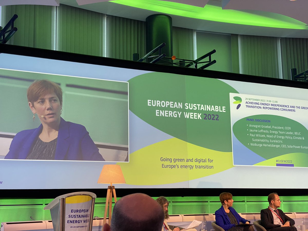 SolarPowerEU's tweet image. @SolarWalburga on the need for #solar on all rooftops at #EUSEW202                             “Solar is so versatile that there are even solutions for heritage buildings... solar tiles are commercially available and produced in Europe.”
#SolarPowerHouse
