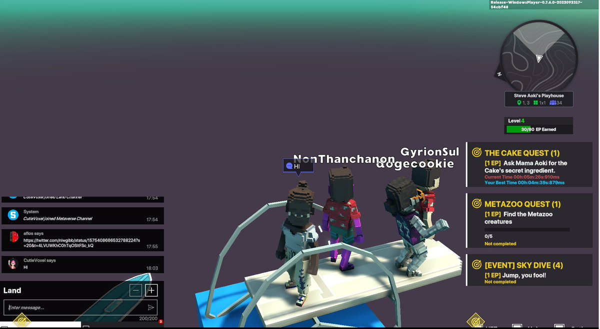 cutievoxel's tweet photo. @TheSandboxGame @steveaoki I just participated in the #SandboxAlphaS3Giveaway for a chance to win 500 SAND! Found the high diving board in @steveaoki's Playhouse, check out my screenshot below!
👇 https://t.co/4A29allUfN