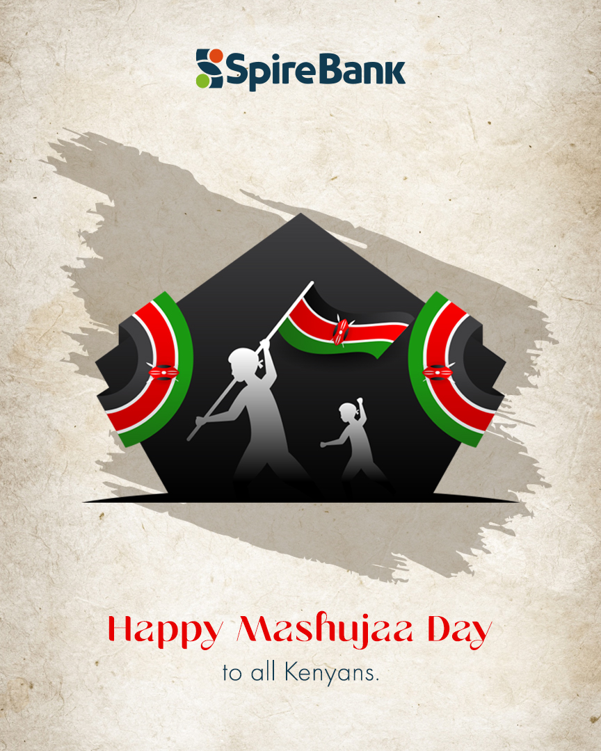 SpireBankKE's tweet photo. To our fellow Kenyans, a happy Mashujaa Day! As we look back and celebrate our past heroes and heroines, as well as everyone who continues to inspire our communities, we appreciate you!
#InspiringYouToDoMore #MashujaaDay https://t.co/jZ2YB5p9NH