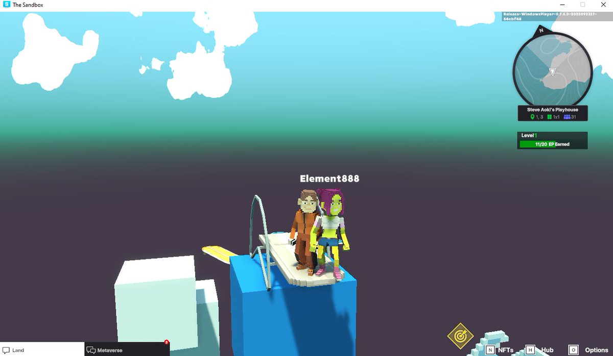 jungj9043's tweet photo. @TheSandboxGame @steveaoki I just participated in the #SandboxAlphaS3Giveaway for a chance to win 500 SAND! Found the high diving board in @steveaoki's Playhouse, check out my screenshot below!
👇 https://t.co/wKJIelhvP9