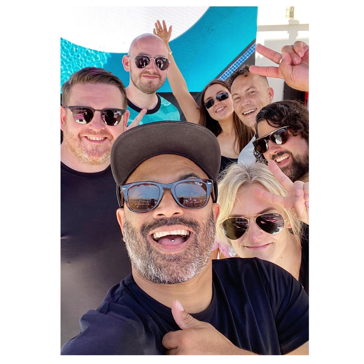 Petrie76's tweet photo. Job out in Ibiza for @pixlevolution for #ibizarocks DJ sets! A flying 24hr visit! Good fun and a great crew! #femalecameraop #stagecam #filmingmusic https://t.co/F4dTo3XjOi