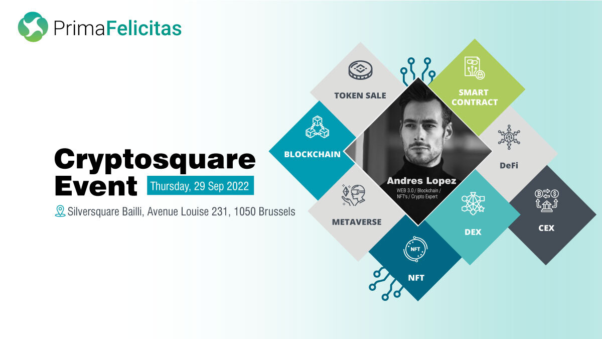Primafelicitas 🚀 (@prima_felicitas) on Twitter photo Looking to build products or learn more about #nft #defi #blockchain #crypto #web3 #metaverse. Join #PrimaFelicitas <a href="/andreslopezgonz/">And3.Nazari</a> tomorrow in Belgium
linkedin.com/posts/andres-l…
Thursday 29 / Cryptosquare Event : Silversquare Bailli, Avenue Louise 231, 1050 Brussels Looking to build products or learn more about #nft #defi #blockchain #crypto #web3 #metaverse. Join #PrimaFelicitas <a href="/andreslopezgonz/">And3.Nazari</a> tomorrow in Belgium
linkedin.com/posts/andres-l…
Thursday 29 / Cryptosquare Event : Silversquare Bailli, Avenue Louise 231, 1050 Brussels