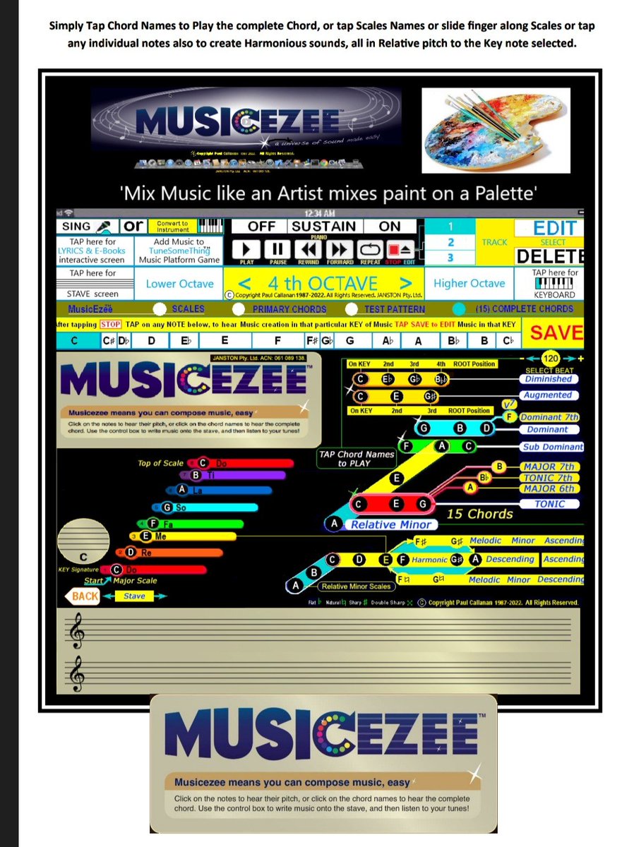 ILRNMusic2easy2's tweet photo. #SoundsEzee*TM - 'makes #music easy' #interactive FUN in the future - https://t.co/XKG6Iyu6uA combined with the future #Facebook Style music gaming Platform called #TuneSomeThing*TM - https://t.co/oGdXEqnwiz #future #gaming https://t.co/n8513IFUJe