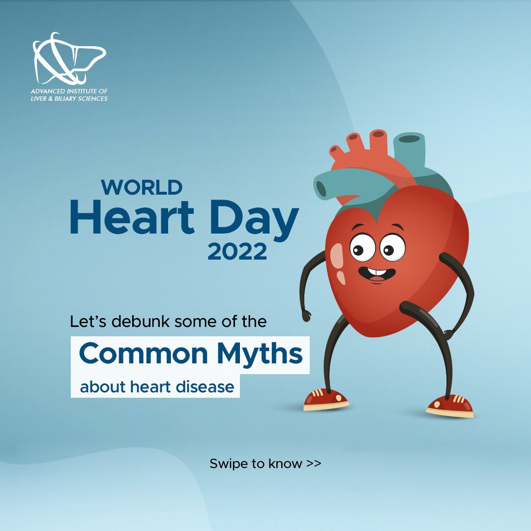 ailbs_india's tweet photo. This #WorldHeartDay, let’s do our best to negate some of the most common misconceptions about heart disease &amp; ensure, adopt &amp; encourage a sustainable lifestyle.  

#AILBS #HeartDay #WorldHeartDay2022 #Healthcare #DrVivekVij https://t.co/k90zegBStX