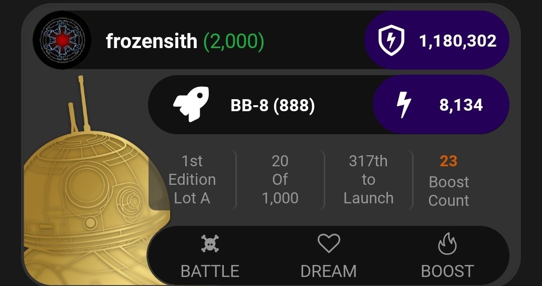 I appreciate any extra boosts for this little guy!
.
#figpin #figpins #pins #Disney #StarWars #BB8 #FORCEAWAKENS #boost #maxboost #boostparty #figpinfam #community #collection #collectawesome