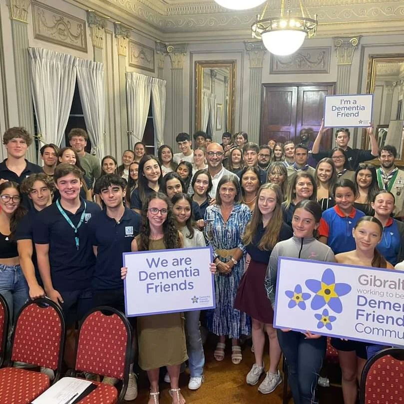 #Gibraltar Mayor kindly extended an invitation to Nautilus #MedOceanHeroes Gold @AwardGibraltar #DofE's attended a talk delivered by GADS held at the City Hall 💜 Alongside other youth groups, the cohorts engaged on becoming a dementia friendly generation 📷 @gabygrech_