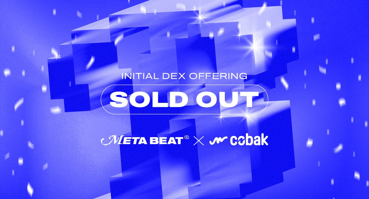 icarusxzy's tweet photo. 🥳 $BEAT's first IDO on #Korea's largest community and #IDO platform @CobakOfficial was #SOLDOUT, achieving a winning competition rate of 379% 

Don't worry! You can still participate in MetaBeat's IDO on @TokensoftInc, @PolkaFoundry, and @Kommunitas1!

#Crypto #cryptotrading https://t.co/uwJo6SGuPL