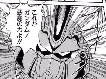 さらにその背後でボッシュ大尉が、
「だから言ったっしょーや! 悪魔の力なんスよガンダムは!!」と奇声を上げ、
霊魂となったアムロが、
「ボッシュ、もうホント、そういうのいいから・・・いいから・・・」と嘆息するオプションセット。 