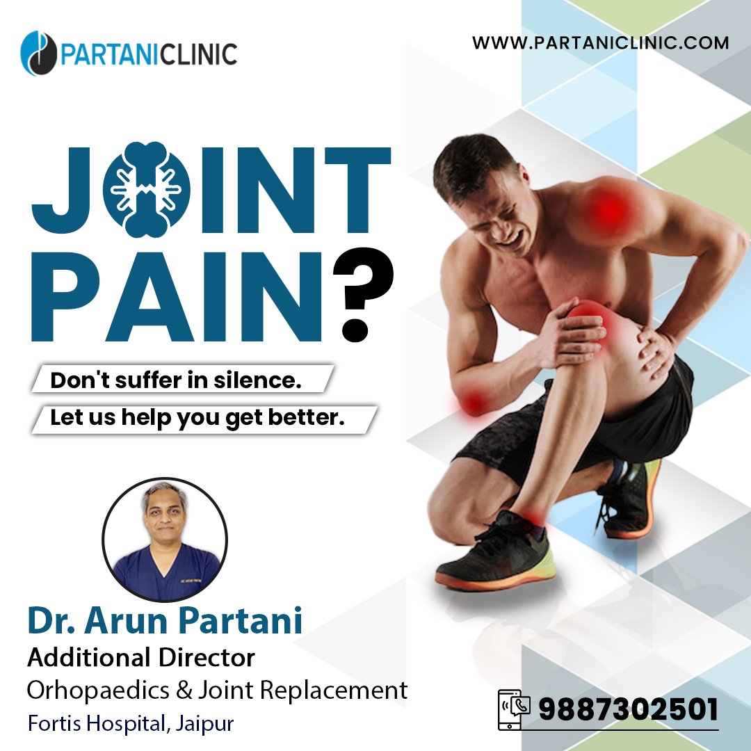 partani_clinic's tweet photo. {{{ Joint Pain }}}
Don't suffer in silence.
#jointpain #shoulderpain #hippain #kneepain #fasttrackkneereplacement #TKR #totalkneereplacement #totalkneereplacementsurgery #ligamentinjury #sportsInjuries #kneeligamentinjury #dislocatedknee #jointsurgeon #sportssurgeon https://t.co/kbQb6ptHzI