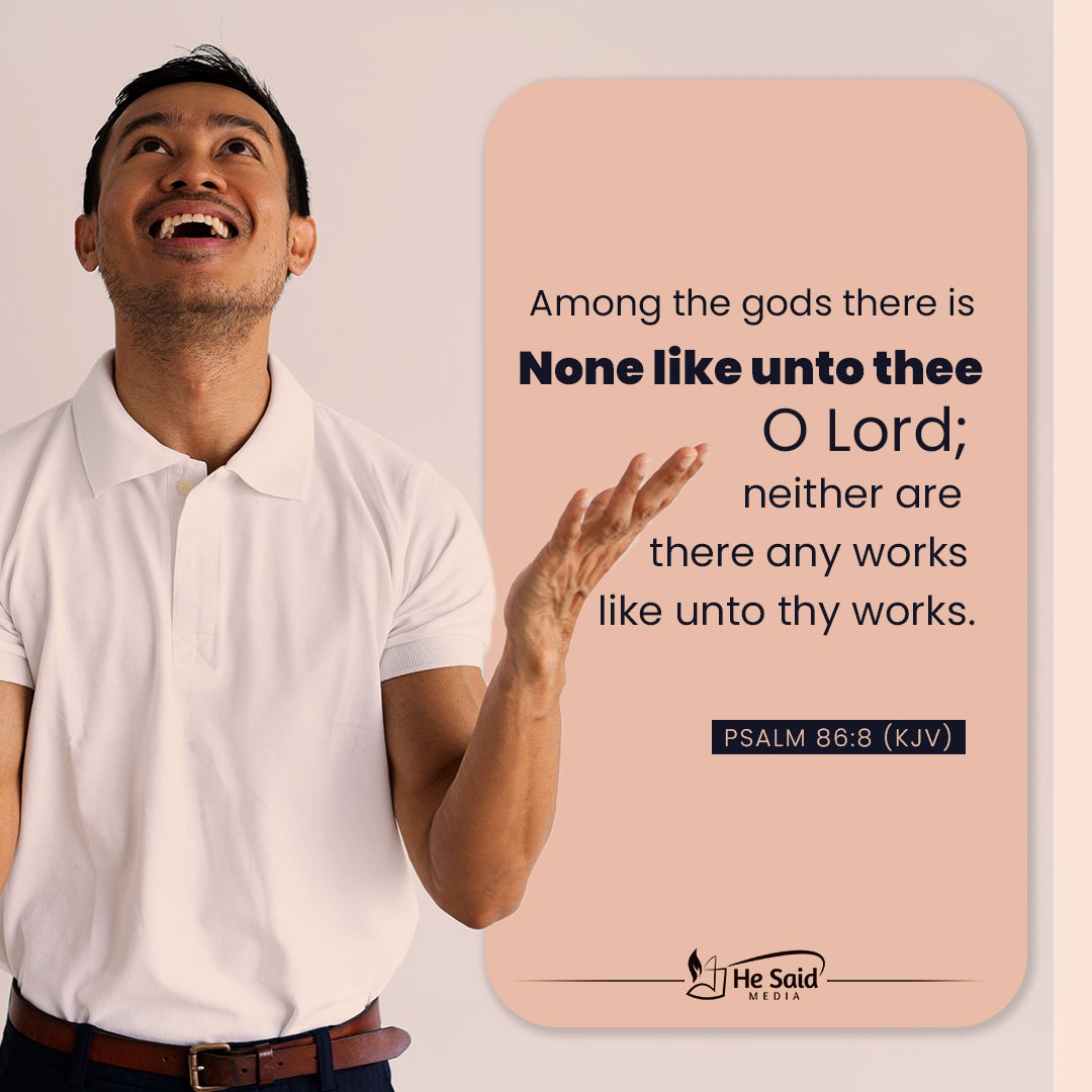 HeSaidMedia's tweet photo. Confide in the Lord, wholeheartedly. Claim the graces of His free gift today, for wages of..."the gods that have not made the heavens and the earth, even they shall perish from the earth, and from under these heavens."(Jer.10:11)
#OnlyTrueGod
#HeSaidMedia https://t.co/tFsMmszkg3