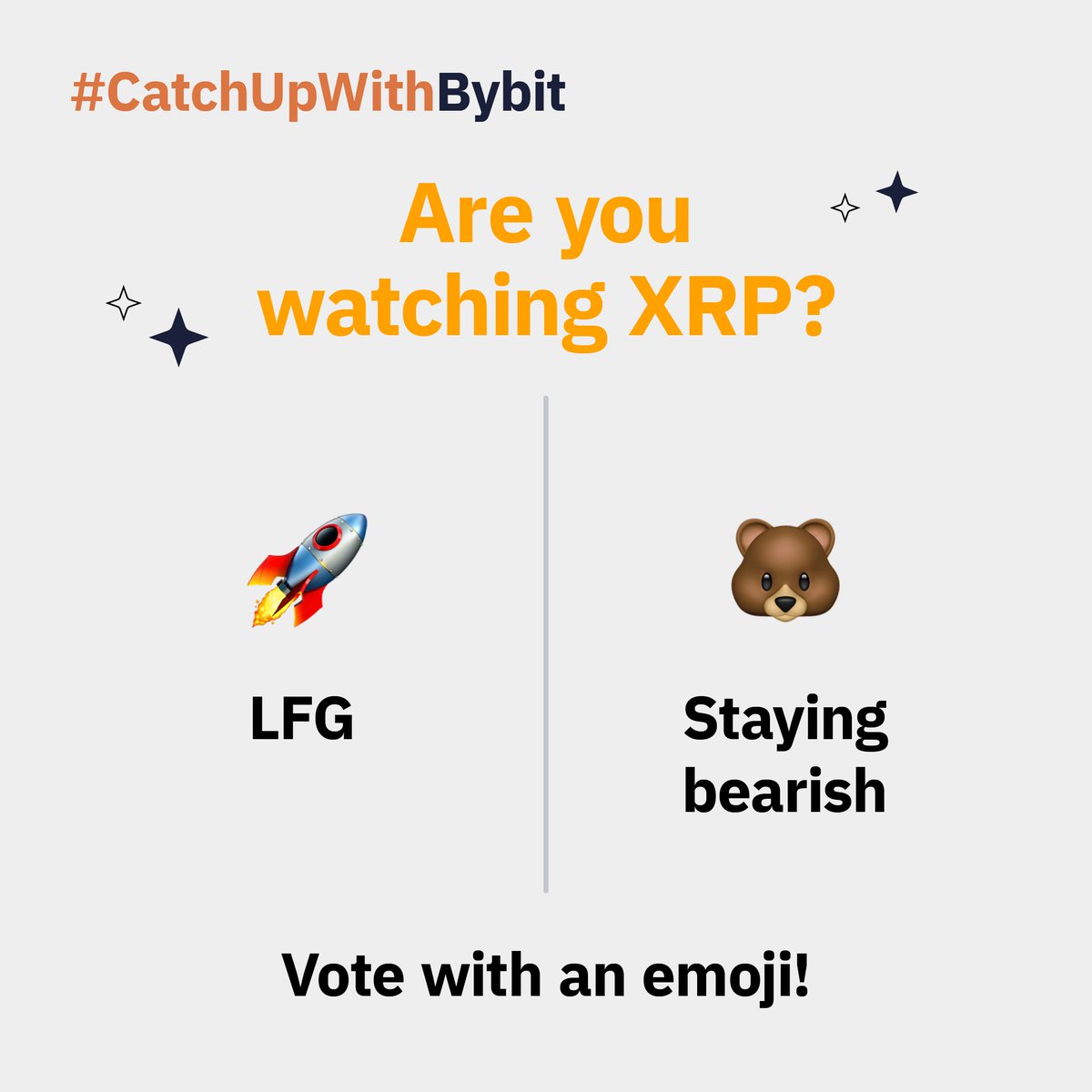 Bybit_Official's tweet photo. 👀 Have you been following the lawsuit?
🤔 Bullish? Bearish? Only time will tell…
📱 Let us know in the comments below! #CatchUpWithBybit #XRP #NextLevel #Crypto https://t.co/5Crj91HDn2