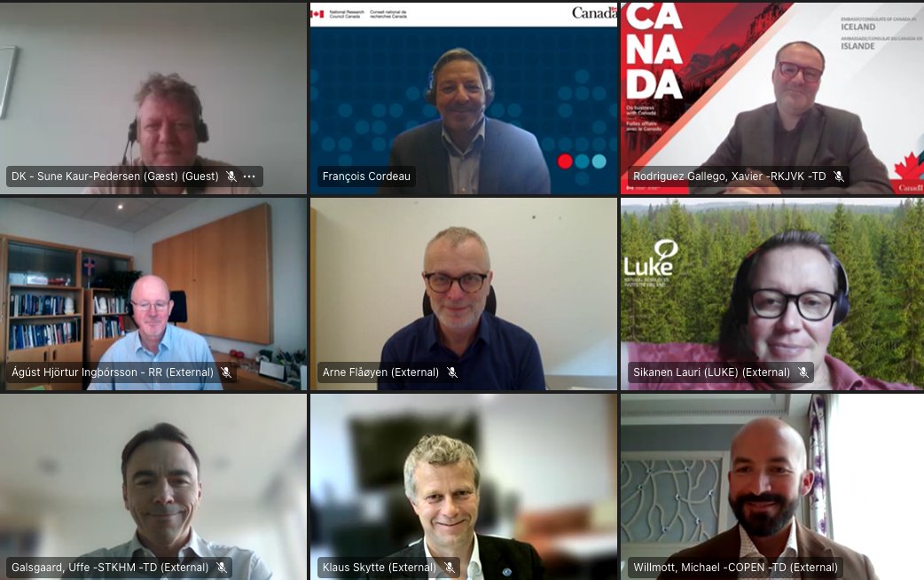 mjwillmott's tweet photo. 1/3 That’s a wrap on two days of inspiring and pragmatic discussions among #funders on how #Canada and the #Nordics can advance cooperation in #science, #technology, and #innovation! https://t.co/s1tWgmuvOG