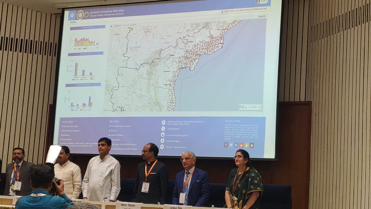 With great excitement and honor, we are pleased to announce that <a href="/ndmaindia/">NDMA India | राष्ट्रीय आपदा प्रबंधन प्राधिकरण 🇮🇳</a>
launched the Cyclone Impact Forecasting platform today at their 18th Foundation Day celebration. 
Dr. Sushil Gupta, Vice President, Sustainability, RMSI, attended the event at Vigyan Bhawan, Delhi.