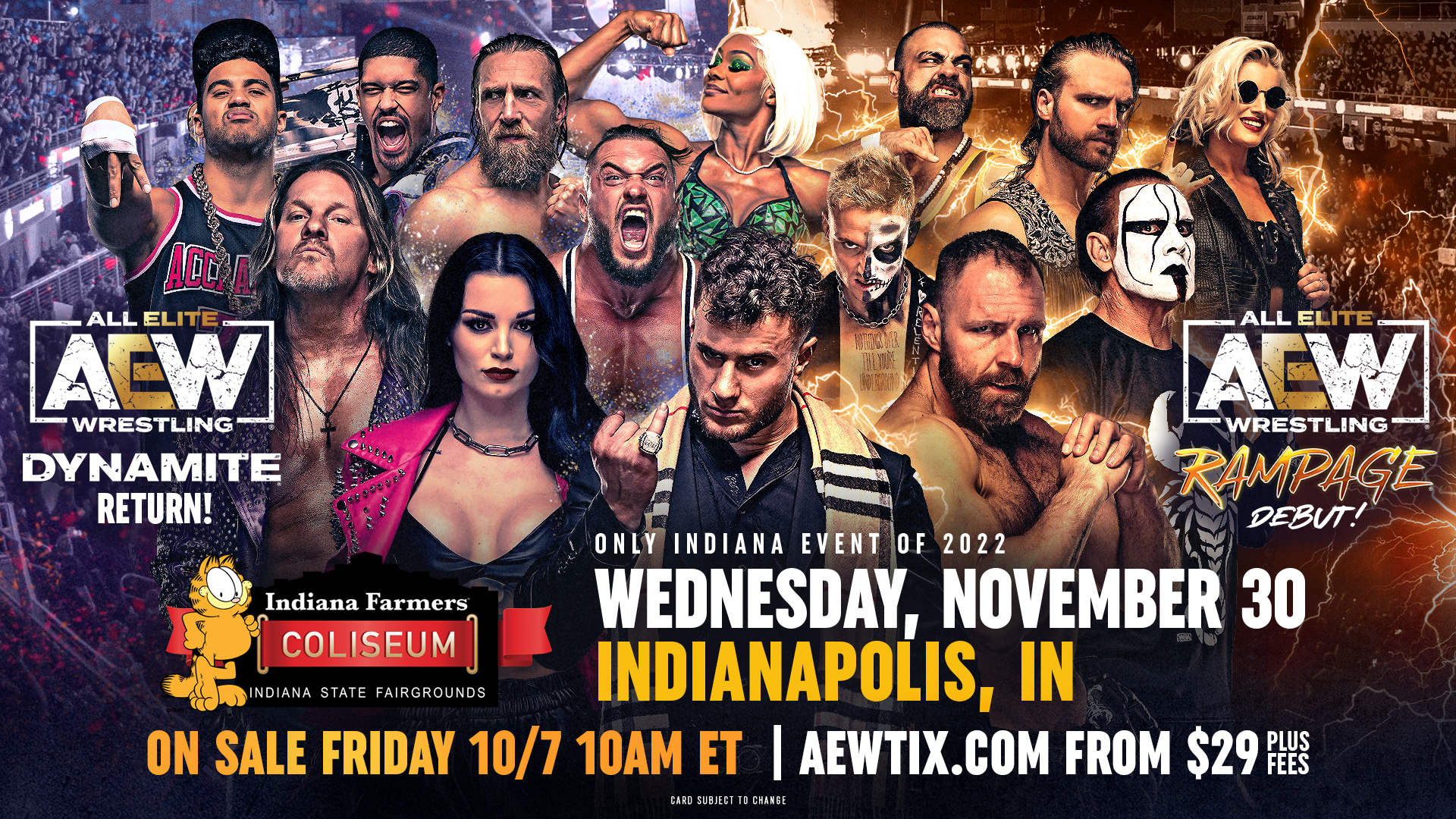 All Elite Wrestling on Twitter "Don’t miss AEW’s ONLY Indiana event