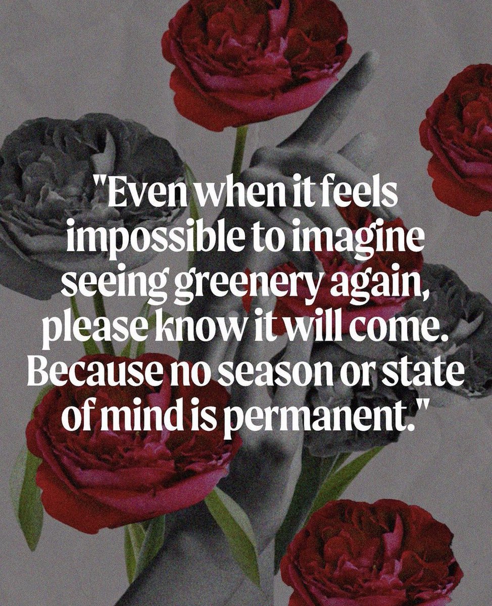 It’s OK not to be OK… seasons change #MentalHealthMatters