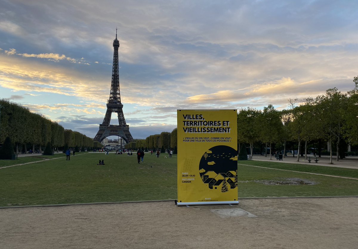 Paris s’éveille et nous sommes à J-1!📍
#villes #territoires #vieillissement