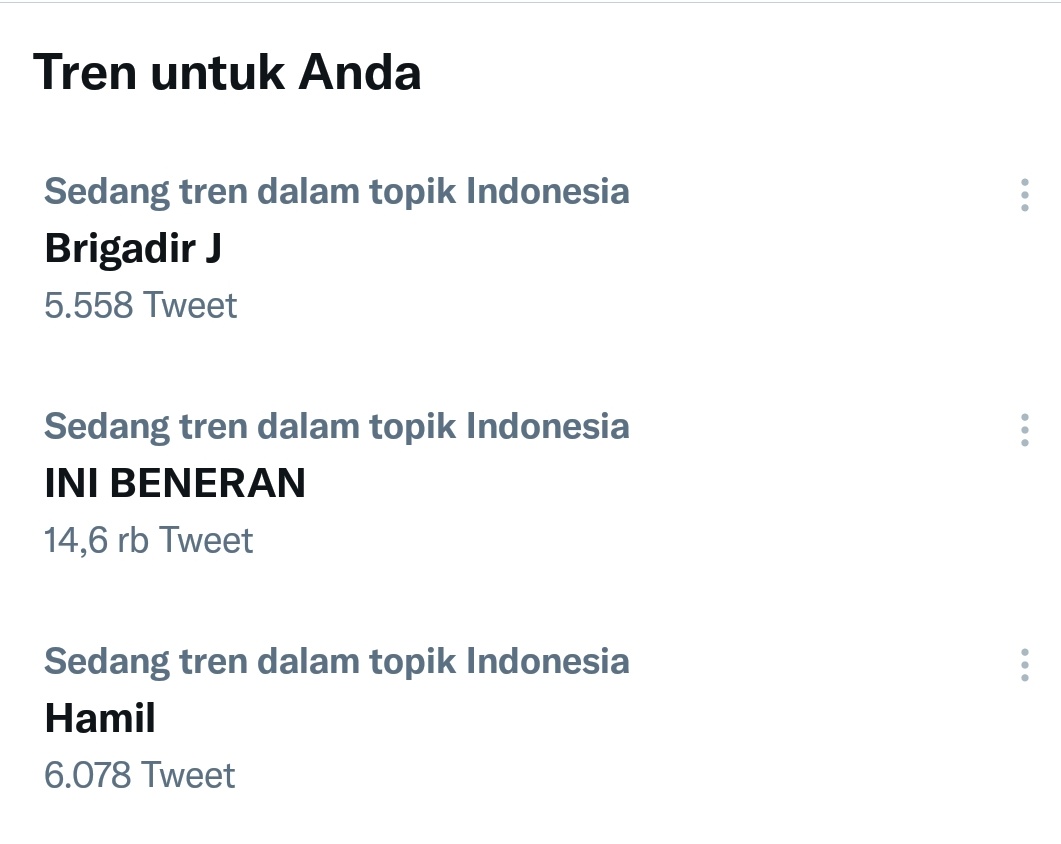 Brigadir J INI BENERAN Hamil ? Letau